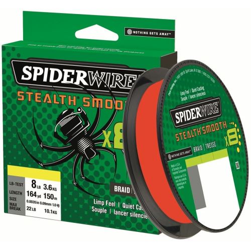 Spiderwire Splietaná Šnúra Stealth Smooth 8 Červená 150 m