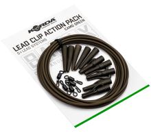 Korda Montáž Basix Lead Clip Action Pack Camo Green 5 ks (1)