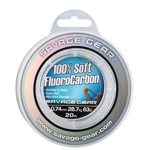 Savage Gear Nadväzcový Vlasec Soft Fluorocarbon Číra