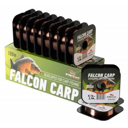 Falcon Vlasec Carp Tmavá Meď 100 m