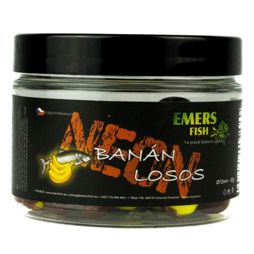 Emersfish Boilie Neonky Banán Losos 50 g