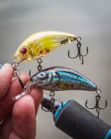 Salmo Wobler Rattlin Hornet Shallow Runner Clear Holo Smelt (5)