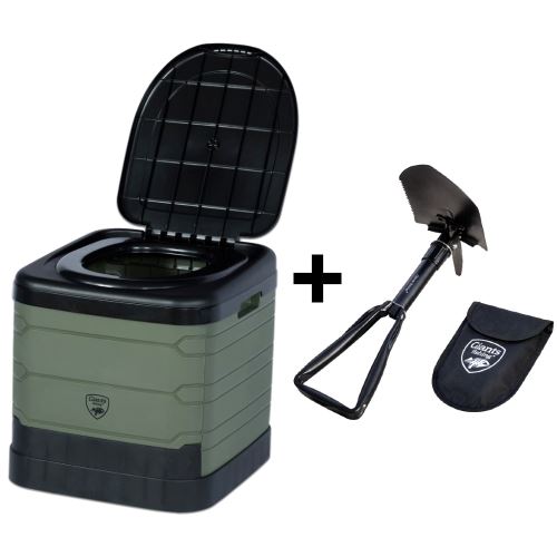 Giants Fishing Skladacia Prenosná Toaleta Folding Toilet X-Large + Skladacia Lopatka Zadarmo