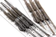 Korda Montáž Kable Leadcore Leader Hybrid Lead Clip QC Swivel 50 cm (1)