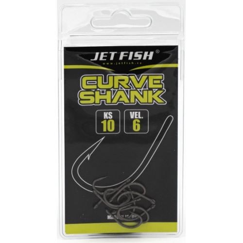Jet Fish Háčiky Curve Shank 10 ks