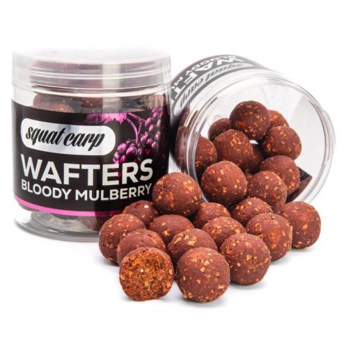 Squat Carp Vyvážené Boilies Wafters Bloody Mulberry