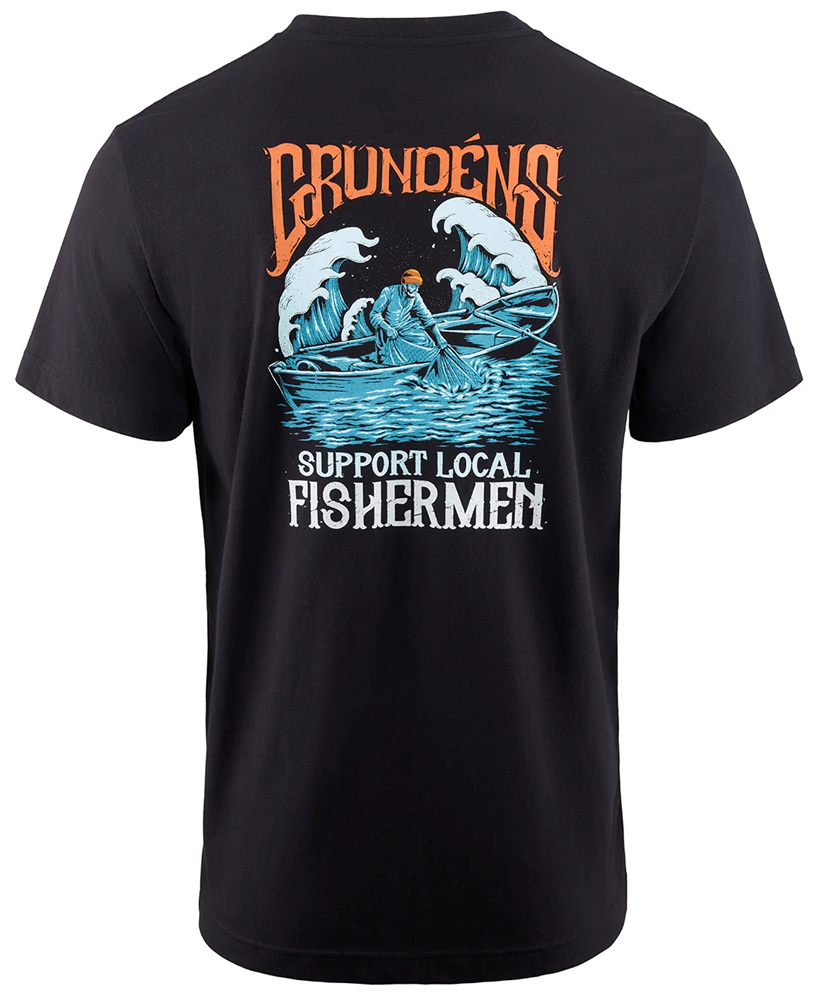 E-shop Grundéns tričko support fishermen ss t-shirt black - m