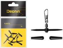 Delphin Prejazd Obratlík Prejazdný S Karabínkou FloatS 3 ks