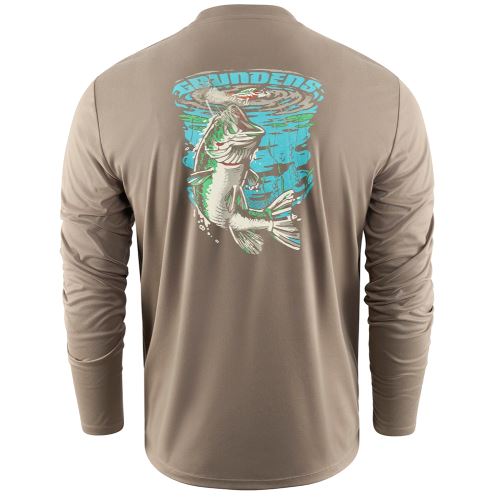 Grundéns Funkčné UV Tričko Bass Popper LS Tech Tee Otter