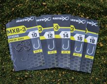 Matrix Háčiky MXB-3 Barbed Spade End Black Nickel 10 ks (2)