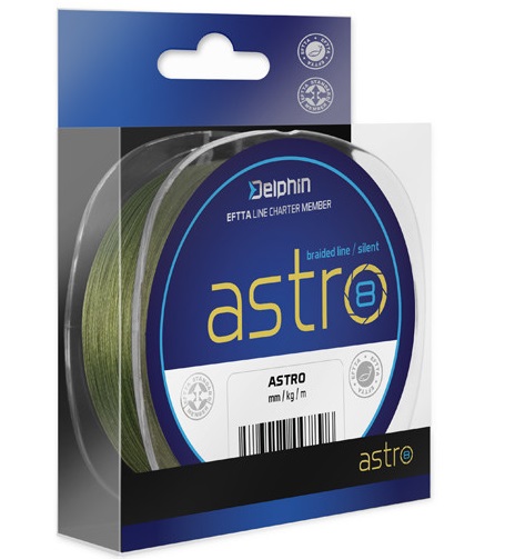 Delphin náväzcová šnúrka astro 8-priemer 0,21 mm / nosnosť 31,2 lb / návin 130 m