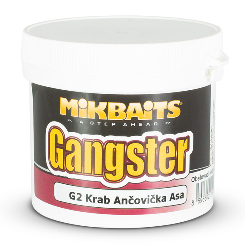 Mikbaits trvanlivé cesto gangster g2 krab&ančovička&asa 200g