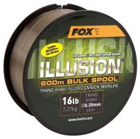 Fox Vlasec Fluorocarbon Illusion Mainline Trans Khaki 600 m-Priemer 0,35 mm / Nosnosť 7,27 kg