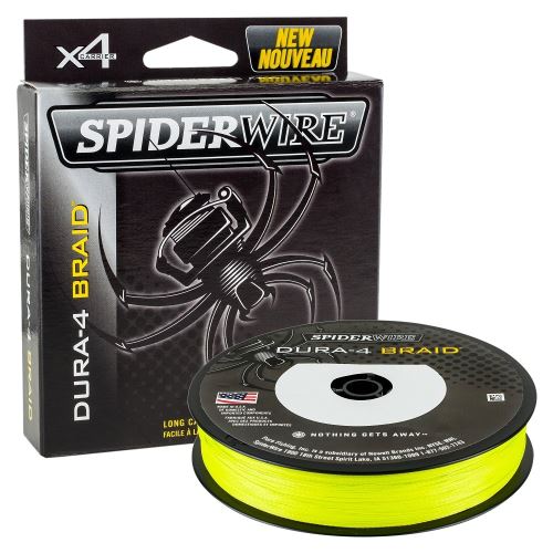 Spiderwire Splietaná Šnúra DURA4 300 m Yellow-Priemer 0,14 mm / Nosnosť 11,8 kg