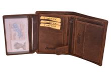 Mercucio Peňaženka Svetlohnedá Vzor 25 Kapor Celý (2)