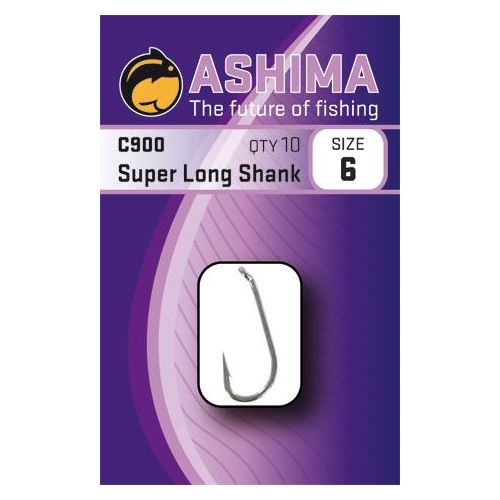 Ashima  Háčiky  C900 Super Long Shank  (10ks)