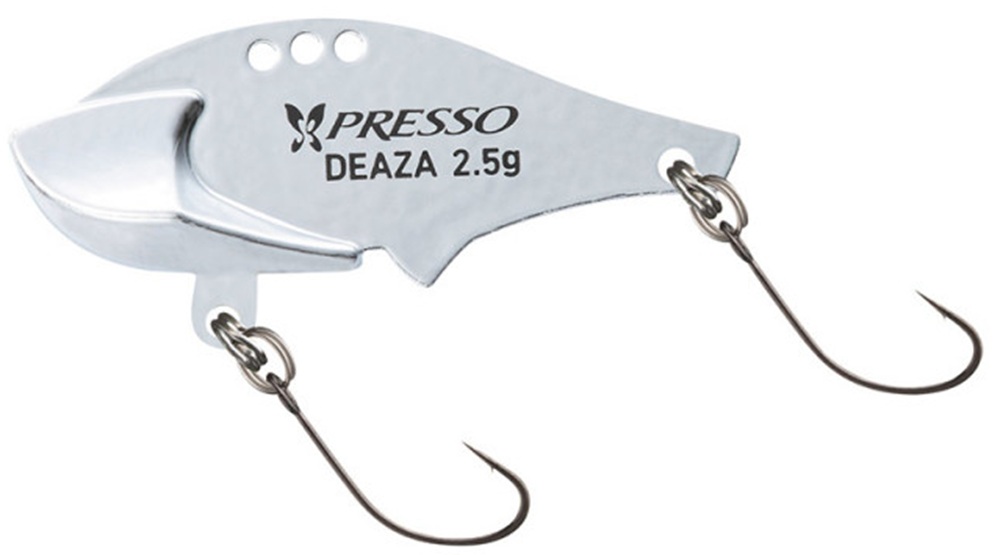 Daiwa plandavka presso deaza 3,1 cm 2,5 g - strieborná