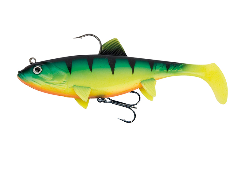 Fox rage gumová nástraha replicant wobble uv firetiger - 18 cm 90 g