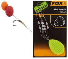 Fox Zarážky Edges Bait Bungs Clear 10 ks