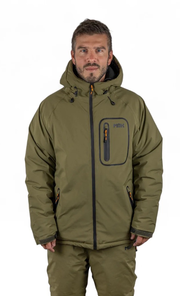 E-shop Mikbaits zateplená bunda thermo exclusive zelená - l