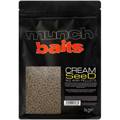 Munch Baits Pelety Cream Seed Pellet