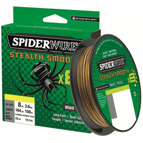 Spiderwire Splietaná Šnúra Stealth Smooth 8 Camo 150 m