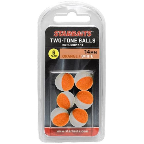 Starbaits Plávajúce Guličky Two Tones Balls 6 ks