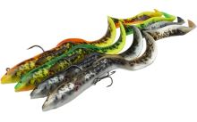 Savage Gear Gumová nástraha Real Eel 30 cm 80 g Olive Pearl 1ks (2)