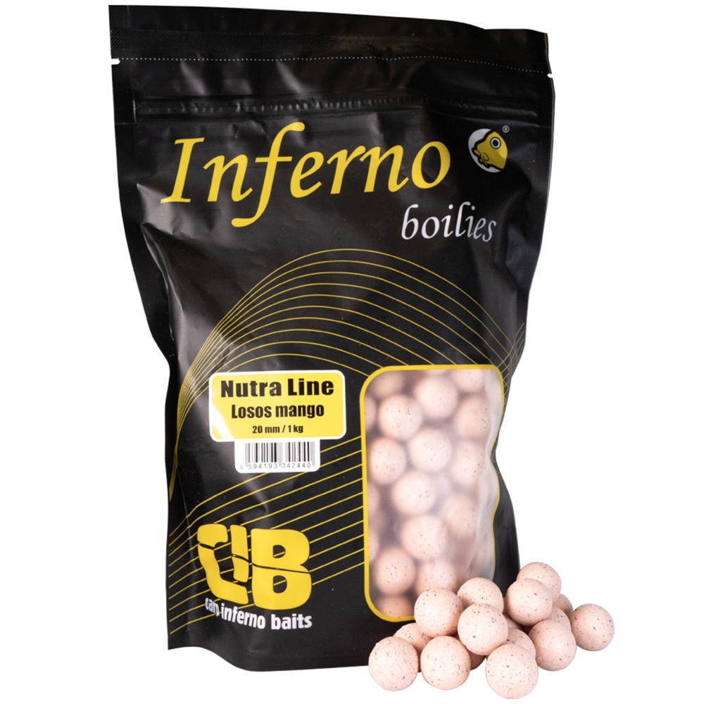 E-shop Carp inferno boilies nutra line losos mango - 1 kg 20 mm