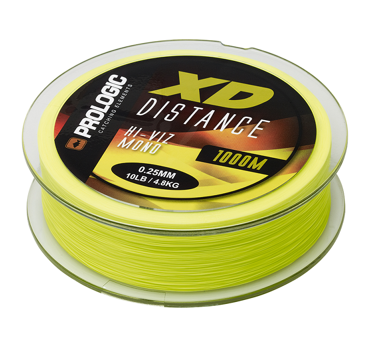 Prologic vlasec xd distance mono hi pozri yellow 1000 m - priemer 0,25 mm / nosnosť 4,8 kg