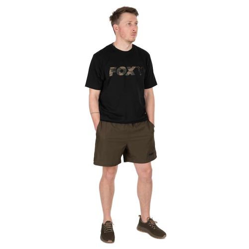 Fox Kúpacie Kraťasy Khaki Camo LW Swim Shorts - L