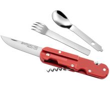 TB Outdoor Kempingový Nôž Bivouac Marine National Red