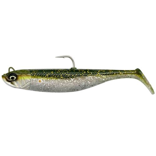 Savage Gear Gumová Nástraha Minnow Sinking Green Silver