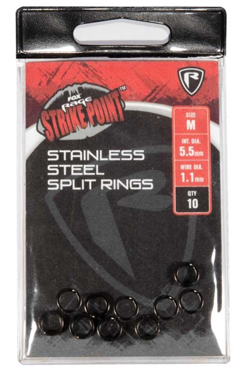 E-shop Fox rage krúžky strike point stainless steel split ring - medium