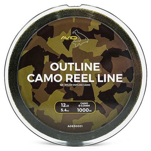 Avid Carp Vlasec Outline Camo Reel Line