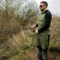 Korum Tričko Hooded Dri-Active Long Sleeve T-Shirt (4)