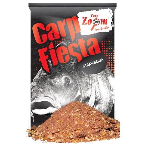 Carp Zoom Krmítková Zmes Carp Fiesta Groundbaits XXL Carp Červená Jahoda 1 kg