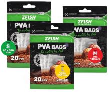 Zfish PVA Vrecká PVA Bags 20 ks - S 100x60 mm