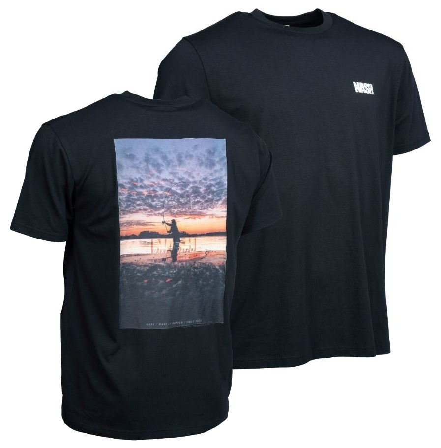 E-shop Nash tričko make it happen cast t-shirt black - s