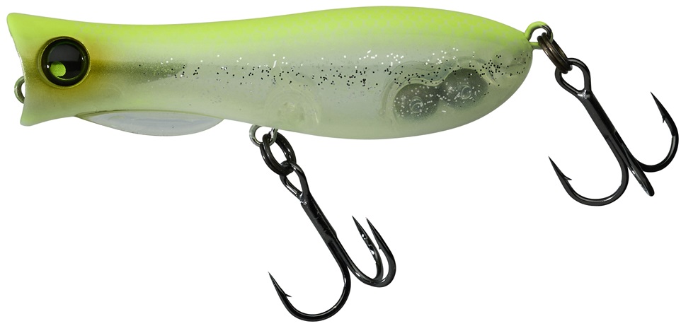 Illex wobler bleeker toppy chartreuse clear bleak - 6,7 cm 9 g