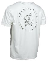 Nash Tričko Make It Happen Carp Logo T-Shirt Ecru (2)