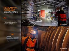 Fenix Nabíjacia Čelovka HM71R (4)