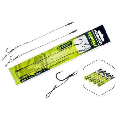 Mivardi nadväzec adjustable hair rig easy 2 kusy 25lb