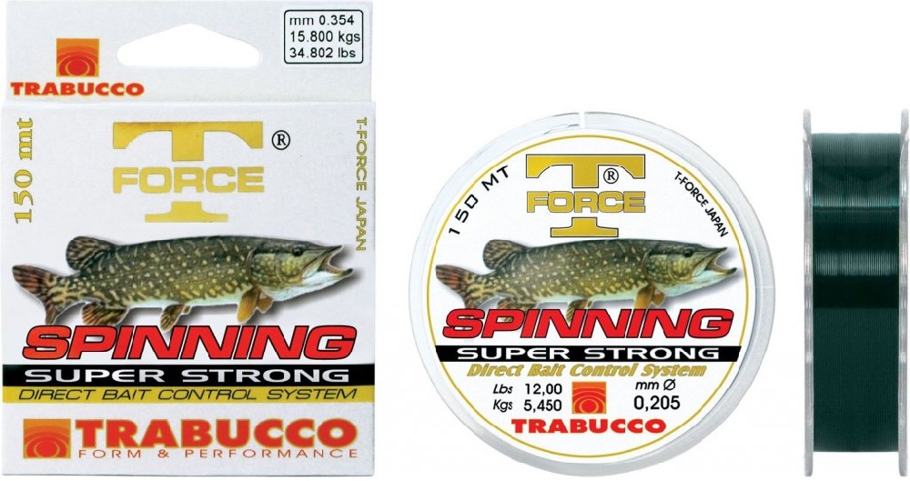 Trabucco vlasec t-force spin-pike 150 m - 0,25 mm