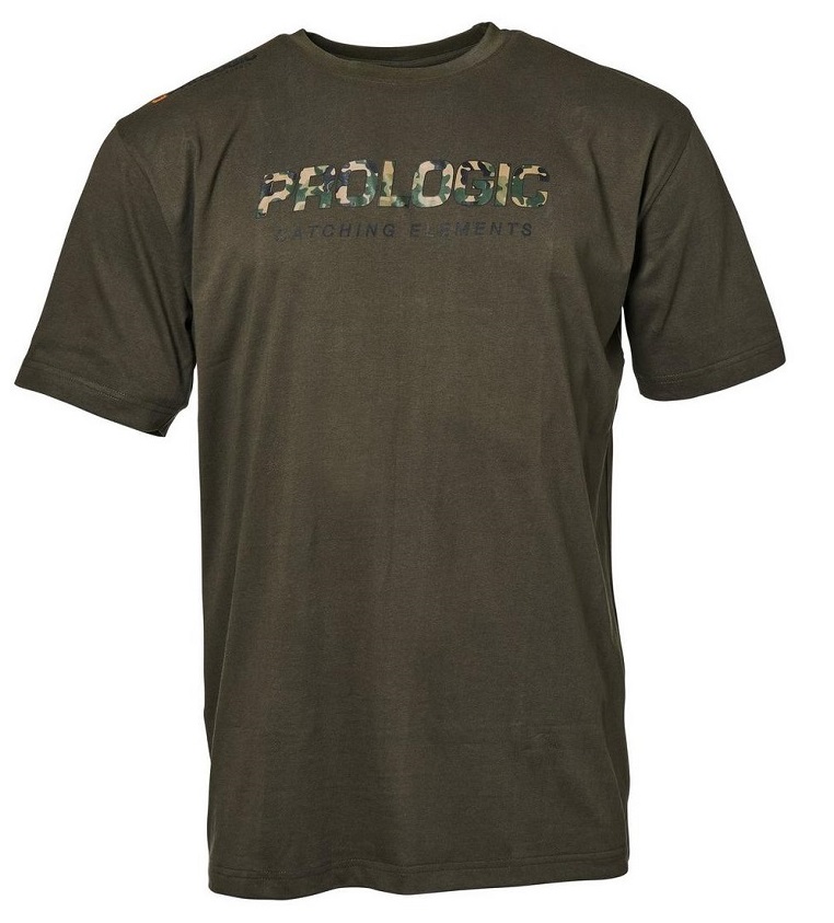 Prologic tričko camo letter t-shirt - m