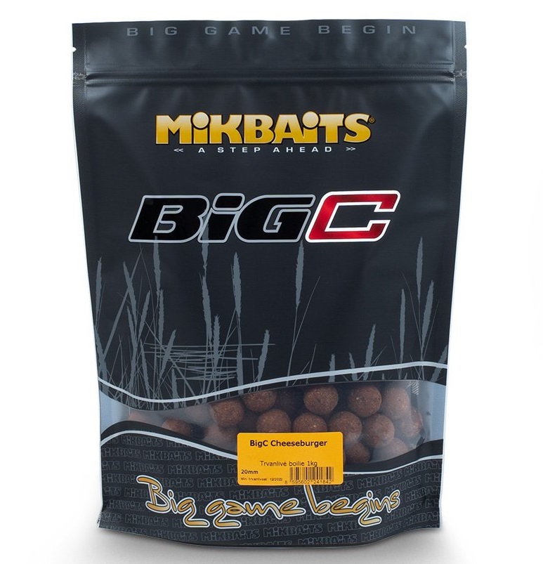 Mikbaits boilie bigc cheeseburger-2,5 kg 24 mm