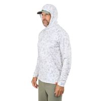 Grundéns Tričko Tough Sun Masked Hoodie Squal Camo (4)