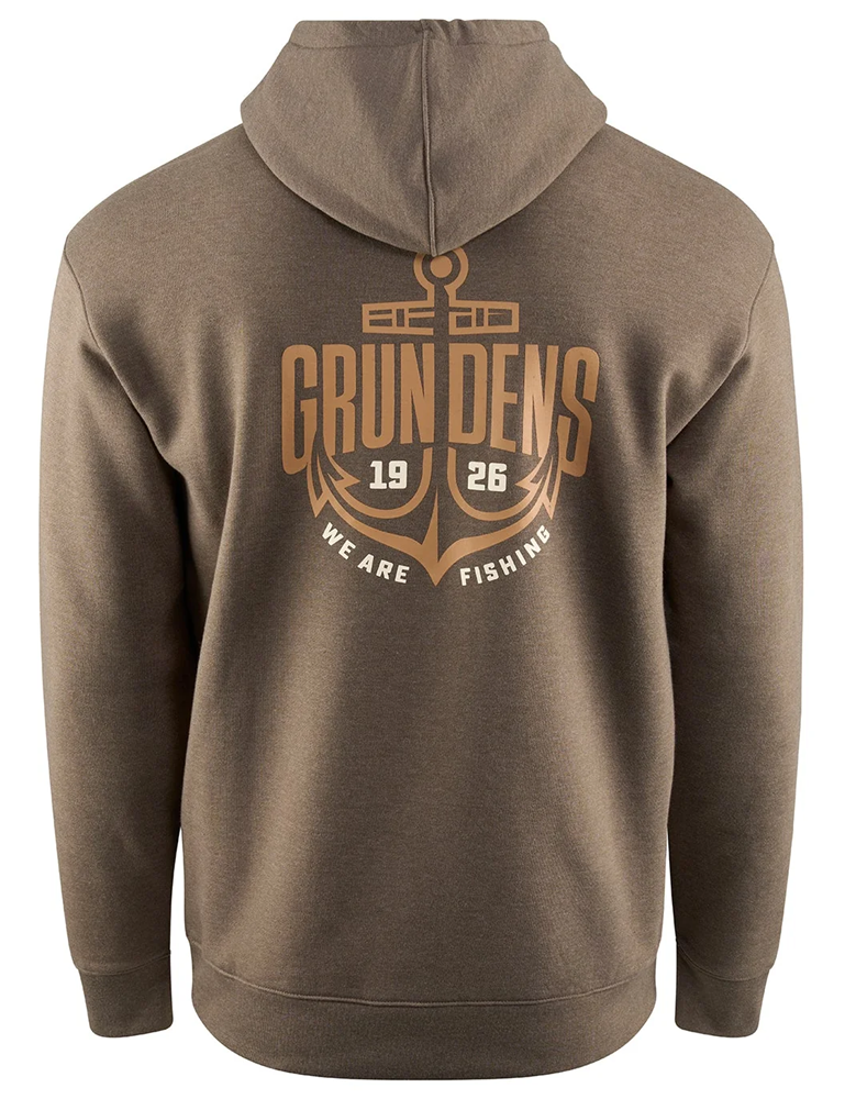 E-shop Grundéns mikina displacement dwr hoodie anchor otter heater - m
