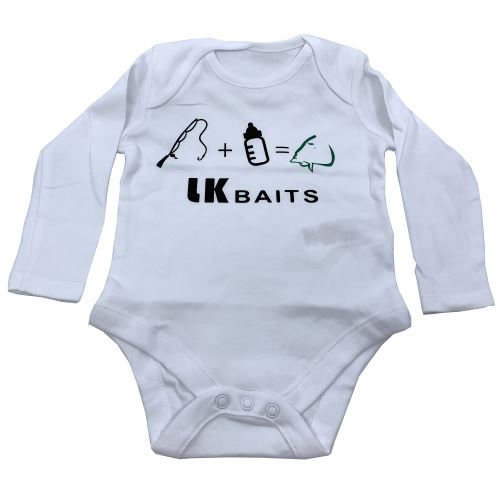 LK Baits Body Dlhý Rukáv Triatlon Zelený Nápis