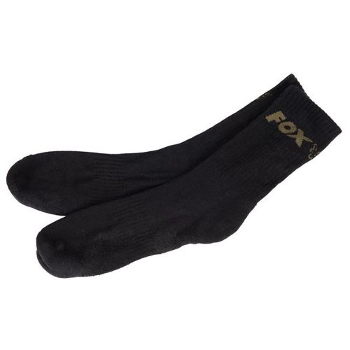 Fox Ponožky Black Socks 3 - Pack Čierne